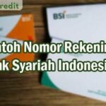 Contoh Nomor Rekening BSI